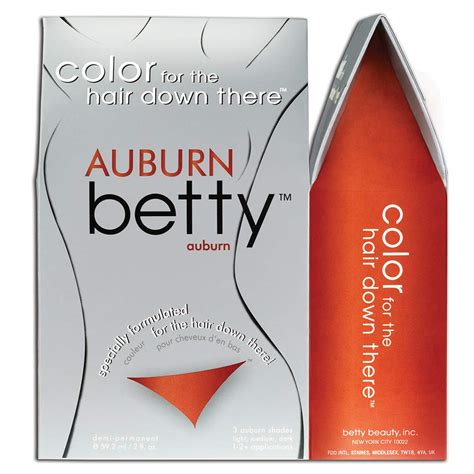 Under a microscope, pubic hair is flat in shape like linguine. Betty Beauty Auburn Betty - Color for The Hair Down There ...