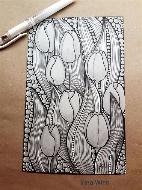 Zentangle patterns doodle patterns drawings tangle doodle pattern pattern drawing doodle inspiration mandala pattern zentangle designs. flower doodles easy zentangle patterns #flower #doodles # ...