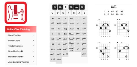 Guitar chords and tabs is an android mobile application where you can find and view more than 500.000 chords or tabs from hundreds of artists. Guitar Chord Voicing - Apps on Google Play