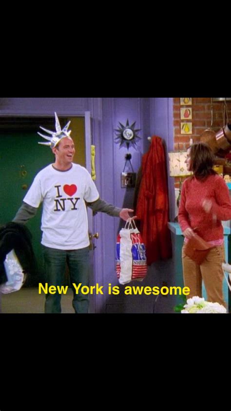 Chandler bing videos on fanpop. chandler bing , season 10 "New York is awesome" (con imágenes)