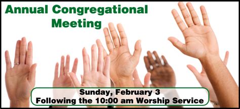 This faro meeting will be hosted by pros. Annual Congregational Meeting February 3rd - Trinity ...