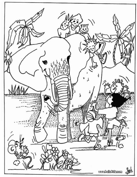 Africa has a wide diversity of animals; Africa coloring pages to download and print for free