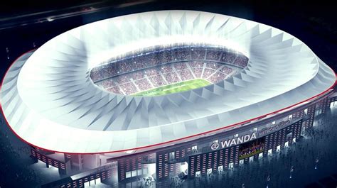 La primera camiseta del atlético de madrid está compuesta por cuatro franjas verticales blancas en la parte posterior y cinco. Stadium News - Wanda Metropolitano Stadium, Madrid now ...