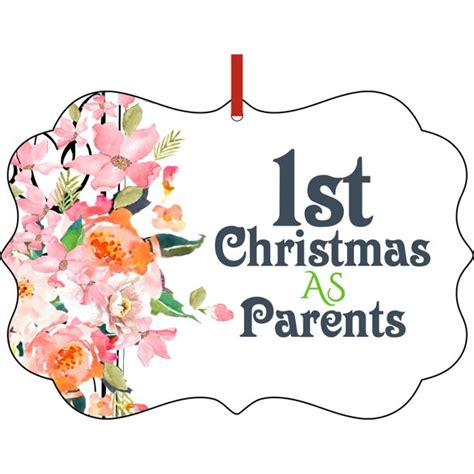 5 out of 5 stars. First Time Parents Ornaments - Parents and Baby Ornaments ...