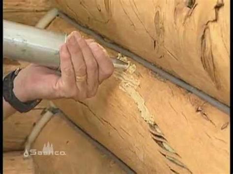 They came to sashco for help, and a few years later, log builder® sealant was born. How To Caulk a Log Home Part 2: Applying Caulk - YouTube