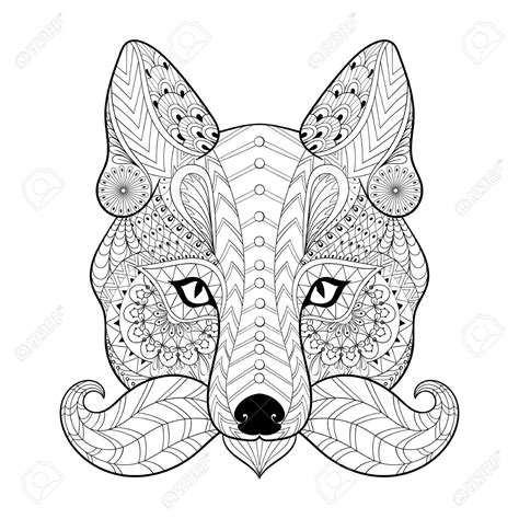 March 15, 2021july 27, 2020 by coloring. Fox Head Coloring Page at GetColorings.com | Free ...