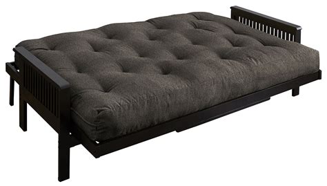 This serta innerspring futon mattress has both a good level of support and great comfort, offering a plush feel with medium firmness, perfect whether if you prefer a softer and more cradled feel, then the 8″ mozaic full size gel foam futon mattress will serve you well. Mozaic AMFT114915 Futon Mattress Full Textured Grey -- To ...