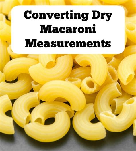 To work out how many ml there are in a cup, you need to know which cup your recipe/instructions is referencing. Converting Dry Macaroni Measurements | ThriftyFun