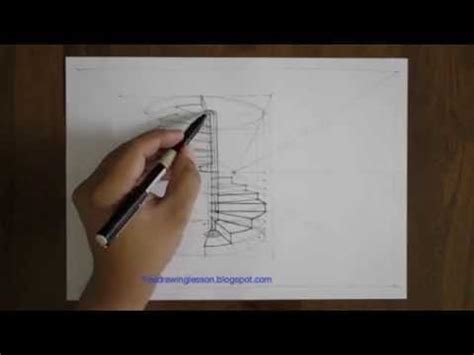 How many stairs are in a standard spiral staircase? how to draw a spiral staircase | Spiral staircase ...