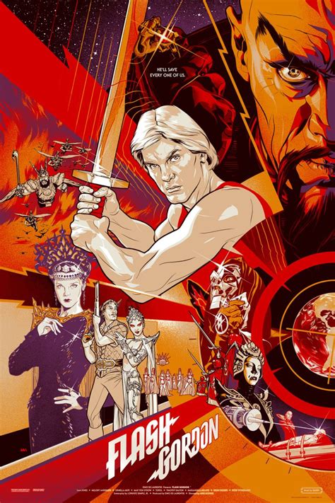 Eur 18.42 to eur 31.09. flash gordon | Mondo posters, Movie posters, Poster