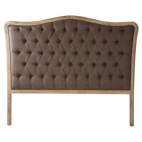 Get set for headboard oak at argos. Lille Shabby Chic Grey Oak Brown Linen Tufted Headboard- King