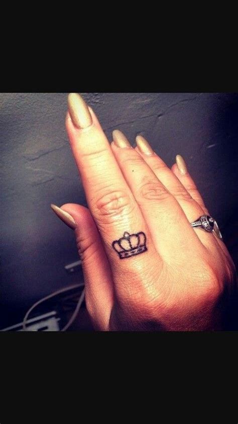 Maybe you would like to learn more about one of these? Pin by Valerie Leahy on King & Queen tattoo | Finger ...