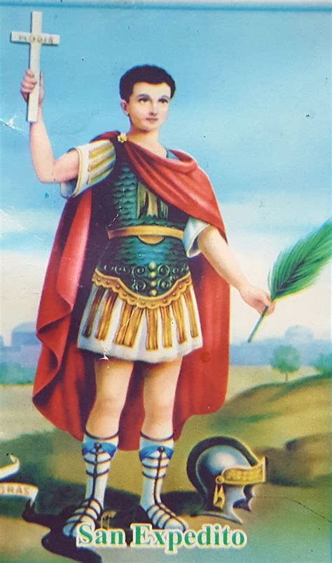 The traditional way to petition saint expedite is to take a white and a green candle; lenguaguarani: SAN EXPEDITO, GUARANÍME
