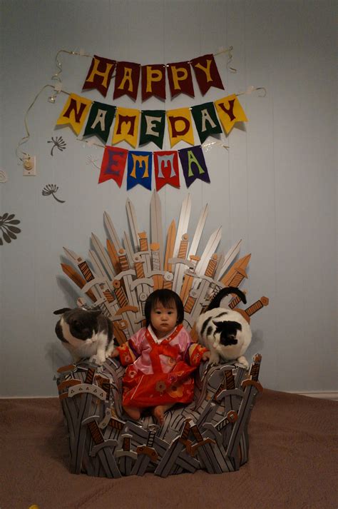 Diy game of thrones iron throne office chair you redditor builds cardboard iron throne for her cat how to build a replica of the iron throne from game thrones your baby will love and rule this diy iron throne. Parents Throw 1-Year-Old the Perfect 'Game of Thrones' Birthday Party