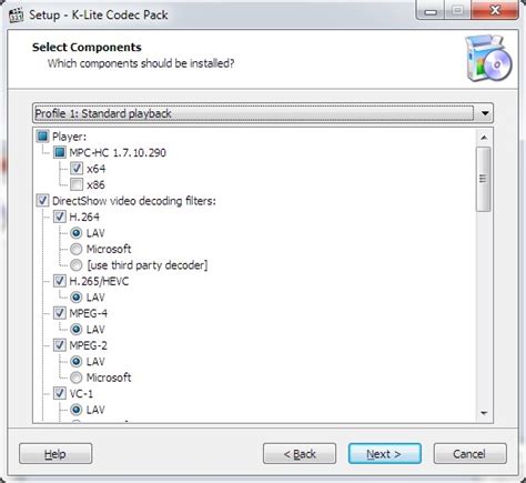 The mega variant is the largest of the four variants of the codec pack. K-Lite Codec Pack 16.0.0 Mega, Full, Standard DESCARGA