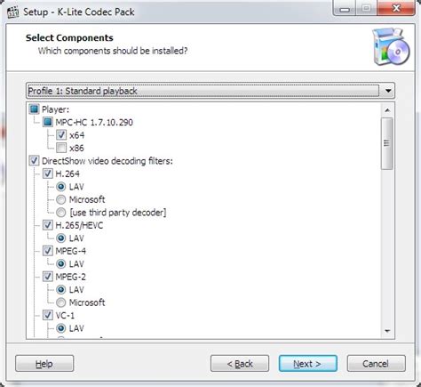 Not only is this codec pack powerful, but it also doesn't negatively influence the performance of your system. K-Lite Codec Pack 16.0.0 Mega, Full, Standard DESCARGA