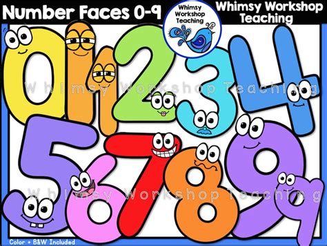 Get the decimal equivalent of hex from table. Number Faces 0-9 - Whimsy Workshop Teaching