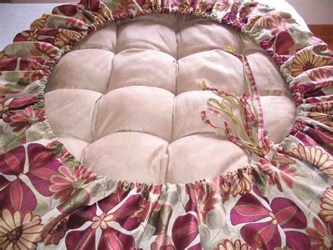 Banquette cushion covers made from drapes. Papasan Chair Cushion Cover - Home Furniture Design