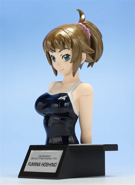 Each kit features layer injection, with multiple colors molded on one part. Painted Build: Figure-Rise Bust Fumina Hoshino [School ...