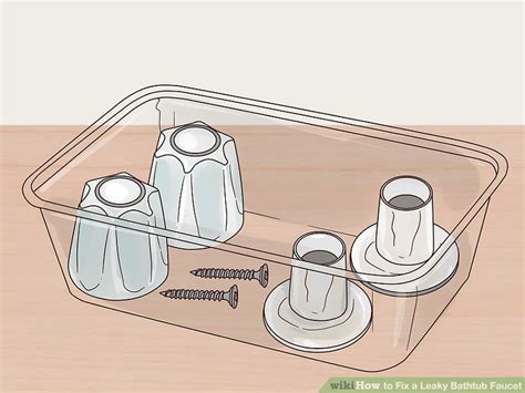 Stretch the ring off the spout and pull it out of the faucet. How to Fix a Leaky Bathtub Faucet (with Pictures) - wikiHow