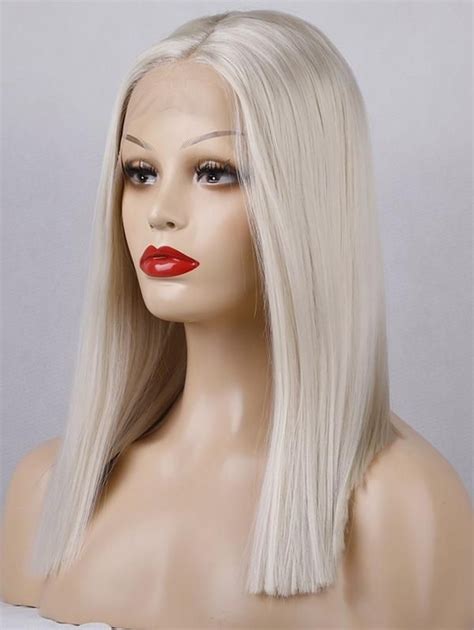 Spray the solution on the hair sections and saturate thoroughly. Medium Length Center Parting Straight Synthetic Lace Front ...