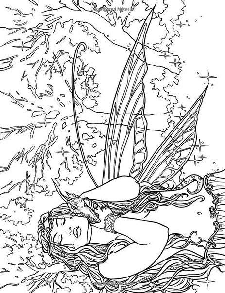 Fairy art coloring book (fantasy art coloring by selina) (volume 1. Selina Fenech | Mermaid coloring pages, Fairy coloring ...