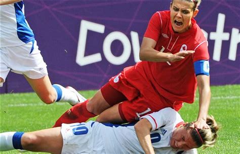 She (the referee) actually giggled and said. Christine Sinclair to carry Canada's flag in Olympics ...