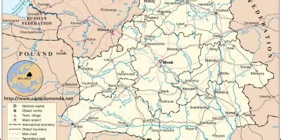 A great tool for educators. Belarus Karte - Belarus country map (Ost-Europa - Europe)