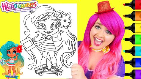 Free cool coloring pages for downloading and printing. Coloring Noah Hairdorables Surprise Dolls Coloring Page ...