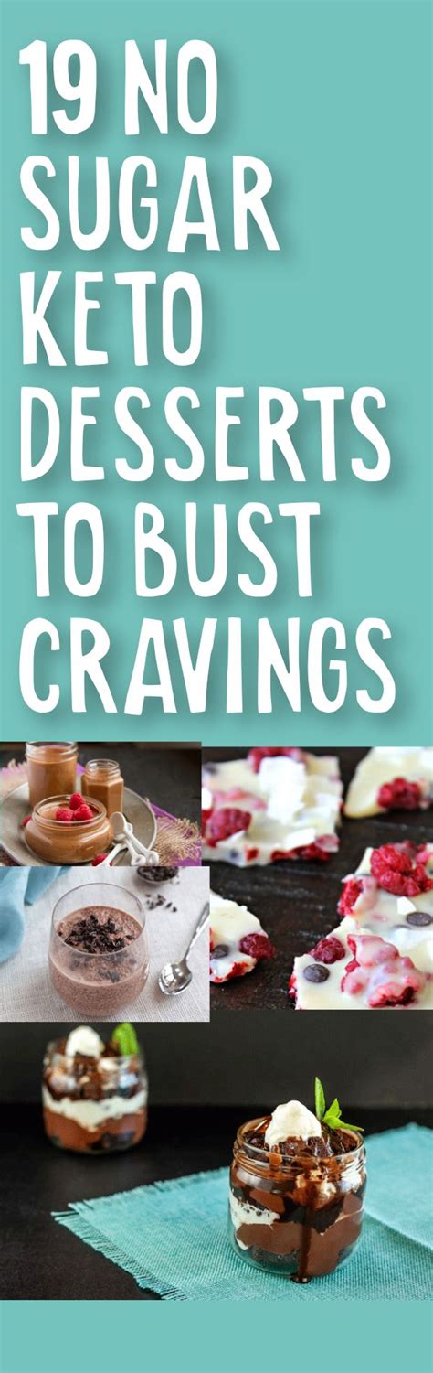 Trying to eat low carb is easier said than done, especially if you have a sweet tooth like me. No Sugar! Keto Desserts To Bust Cravings | Keto, Best low carb recipes, Keto recipes