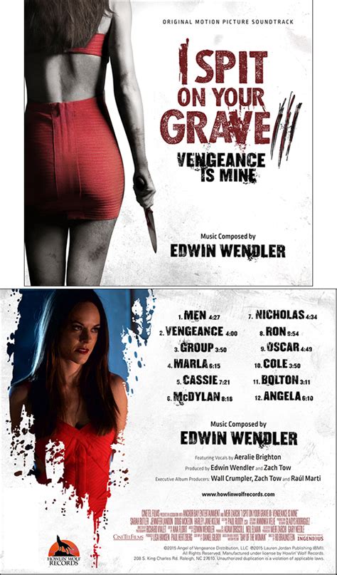 Controversial, horrific, i spit on your grave is one of the few films that is actually better than the original and challenges you to look within yourself. I Spit On Your Grave: Vengeance Is Mine- Soundtrack ...