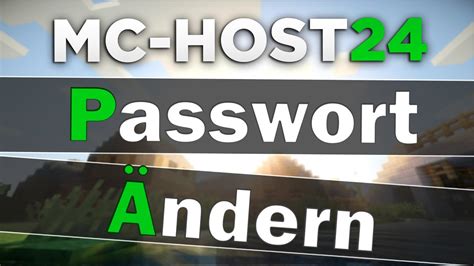 Apex hosting offers minecraft server hosting with a free domain name for mc gamers. MC-Host24: Webinterface-Passwort ändern! | Grundlagen ...