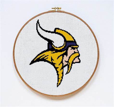 Counted cross stitch patterns of minnesota gophers. Minnesota Vikings | Digital Download | Sports Cross Stitch ...