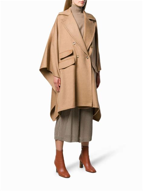 Camel hair fabric wholesale best quality combed 100% camel hair fabric / dehaired camel hair with custom design long hair faux fur printed camel color curly plush fabric custom design long hair faux solid color big bow knot headband baby in bulk ribbed ribbon crochet knit woolen yarn fabric. Max Mara Wool Cape Double-breasted Coat - Lyst