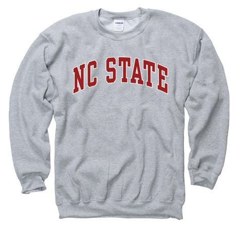 Big & tall, swimwear, shirts, activewear, jeans, pants, shorts NC State Wolfpack Grey NC State Arch Crewneck Sweatshirt ...