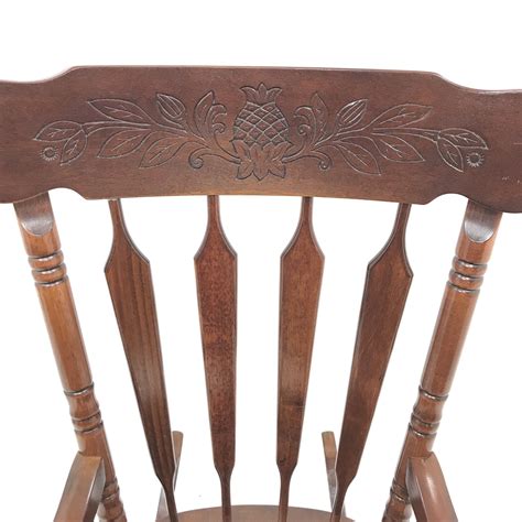 Outstanding pair of victorian carved walnut chairs with outstanding carved detail to the lovely shaped backs, one with carved shaped arms, carved rounded front rail, standing on love. Victorian style sapele framed lath back rocking chair ...