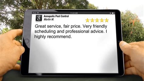 Annapolis Pest Control Review Bay Ridge MD - YouTube