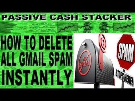 How do you empty trash in gmail? HOW TO DELETE GMAIL SPAM - ALL GOOGLE SPAM JUNK MAIL EMAIL ...