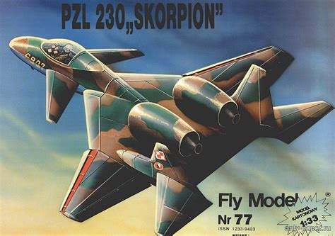 Search only for pzl 230 skorpion PZL 230 Skorpion (Fly Model 077) из бумаги, модели ...