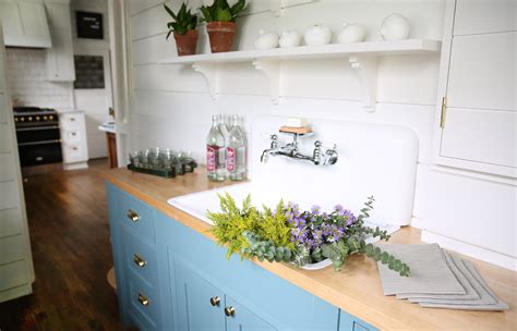 Custom and stock cabinets built and installed interior finish work and hardwood and engineered stairs and laminate floors installed and finished BUILT Design Collective | Cara Scarola : Santa Fe Interior Design : kitchen | Blue painted ...