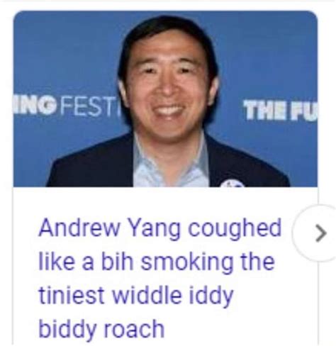 Andrew yang told supporters that based on the numbers received so far, he will not be the next mayor of new york city. Andrew Yang coughed > like a bih smoking the tiniest ...