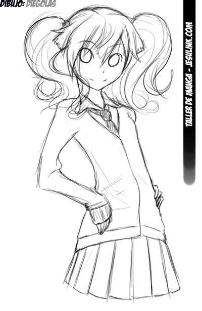 Taller de Manga Cómo dibujar una chica Manga en 10 pasos