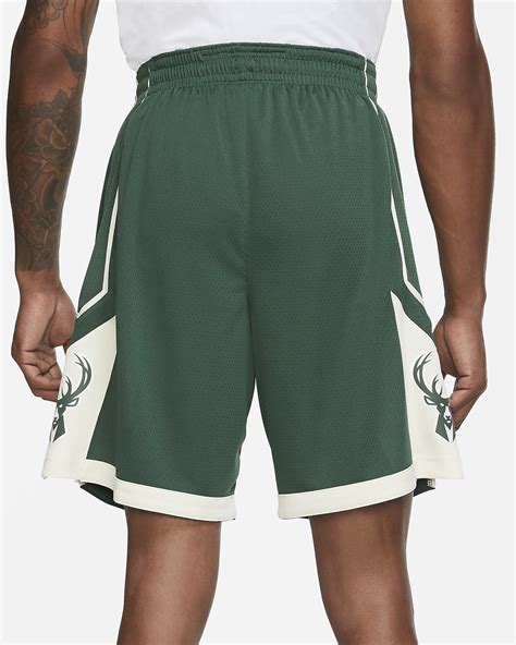 Rib welt pockets at side. Milwaukee Bucks Icon Edition Nike NBA Swingman Shorts für ...