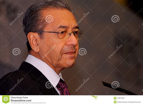 M merupakan perdana menteri malaysia yang keempat. Tun Dr. Mahathir Bin Mohamad Editorial Photography - Image ...