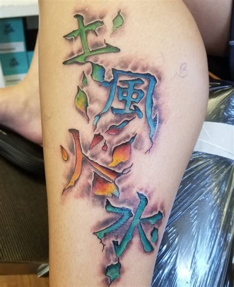 Check spelling or type a new query. Another wonderful Job by Jenn at Tattoo International in Wallingford, CT! Earth,fire,water and ...