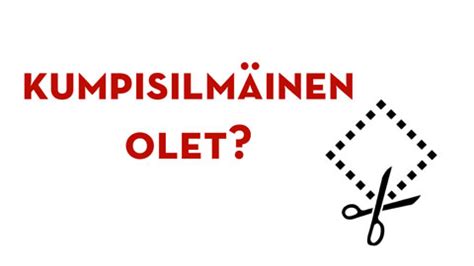 Testaa johtava silmäsi | Akuutti | yle.fi