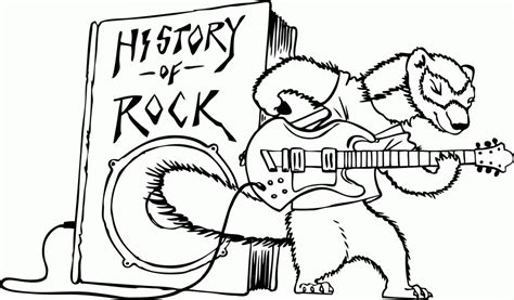 Kids coloring book can help your children to learn the skill of patience. Rock And Roll Coloring Pages - Coloring Home