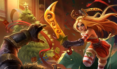 If you want this specific skin of katarina see the instructions below Slay Belle Katarina Skin - League of Legends Wallpapers