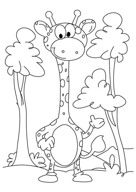 Some of the images can get quite complex owing to the number of elements in them, but let her take it as a challenge. print coloring image - MomJunction | Giraffe coloring ...