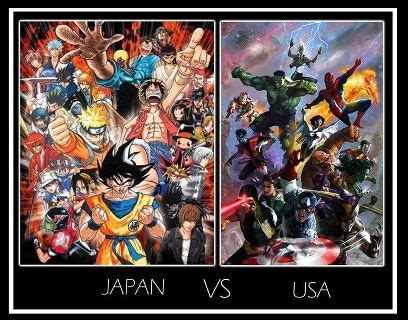 The stories they tell, the characters they come up with. Japan vs America! | Anime Amino